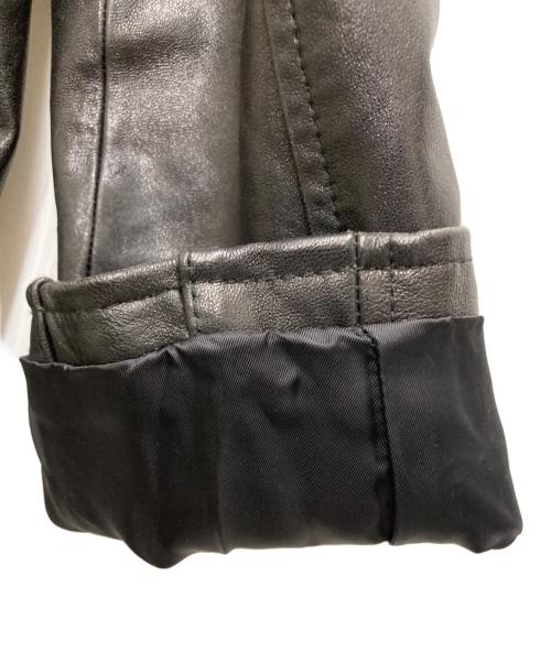 beautiful people（ビューティフルピープル）beautiful people (ビューティフルピープル) ダブルライダースジャケット ブラック サイズ:140の古着・服飾アイテム