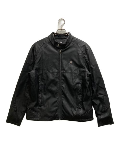 G-STAR RAW（ジースターロゥ）G-STAR RAW (ジースターロゥ) Motac-O biker jkt ブラック サイズ:Lの古着・服飾アイテム