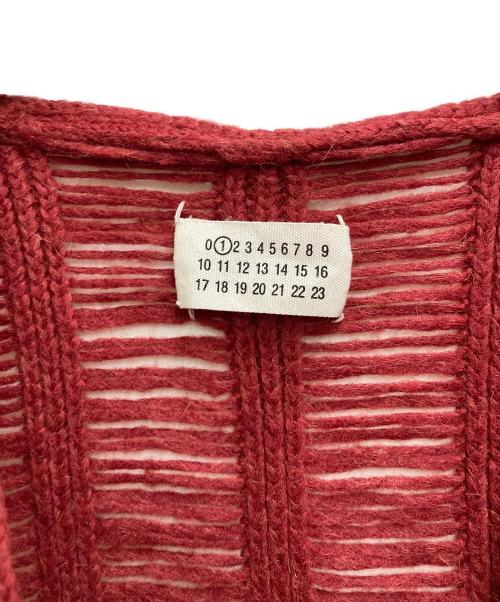 Maison Margiela（メゾンマルジェラ）Maison Margiela (メゾンマルジェラ) ニットベスト レッド サイズ:Mの古着・服飾アイテム