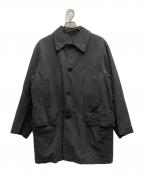 COMOLIコモリ）の古着「コットンギャバウォッシュドコート」｜ブラック