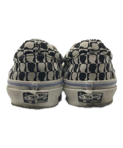 VANS VAULT（バンズボルト）VANS VAULT (バンズボルト) BRAIN DEAD (ブレインデッド) スリッポン ホワイト×ブラック サイズ:US 10の古着・服飾アイテム