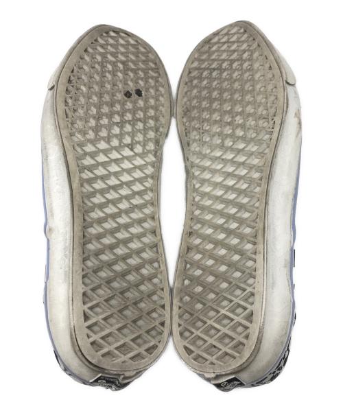 VANS VAULT（バンズボルト）VANS VAULT (バンズボルト) BRAIN DEAD (ブレインデッド) スリッポン ホワイト×ブラック サイズ:US 10の古着・服飾アイテム