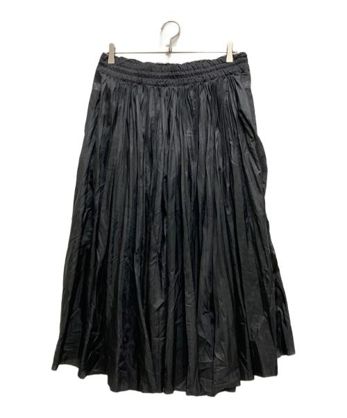 NIKE（ナイキ）NIKE (ナイキ) sacai (サカイ) ナイロンプリーツスカート ブラック サイズ:XLの古着・服飾アイテム
