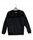 MM6 Maison Margielaエムエムシックスメゾンマルジェラ）の古着「welcomeスウェット」｜ブラック
