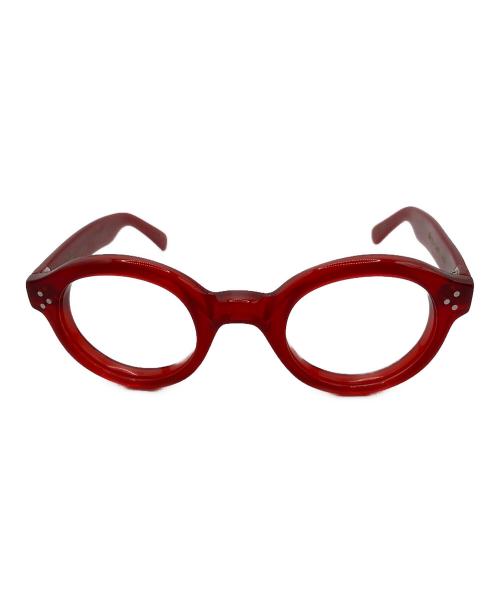 Lesca（レスカ）Lesca (レスカ) 眼鏡フレーム レッドの古着・服飾アイテム