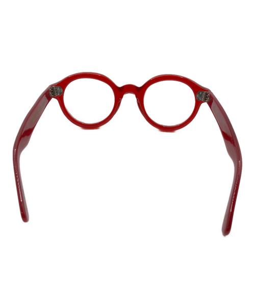 Lesca（レスカ）Lesca (レスカ) 眼鏡フレーム レッドの古着・服飾アイテム