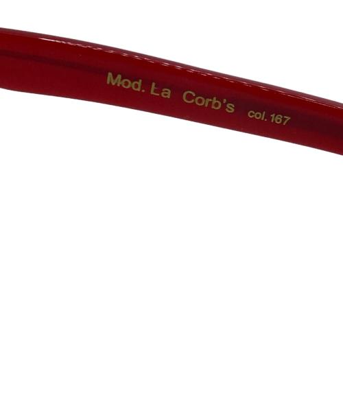 Lesca（レスカ）Lesca (レスカ) 眼鏡フレーム レッドの古着・服飾アイテム