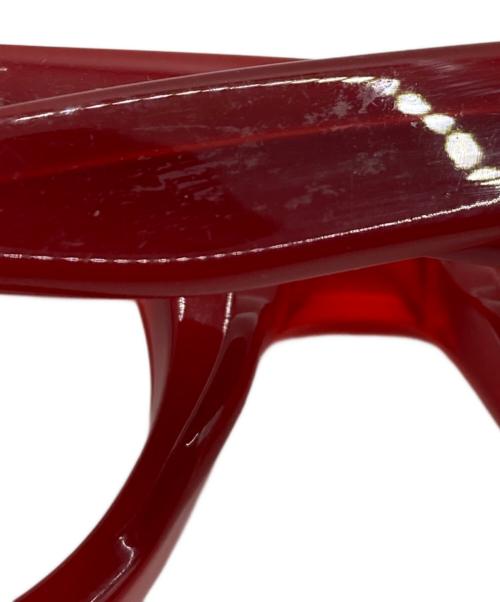 Lesca（レスカ）Lesca (レスカ) 眼鏡フレーム レッドの古着・服飾アイテム