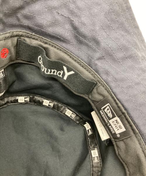 New Era（ニューエラ）New Era (ニューエラ) GROUND Y (グラウンドワイ) バケットハット ネイビー サイズ:MLの古着・服飾アイテム