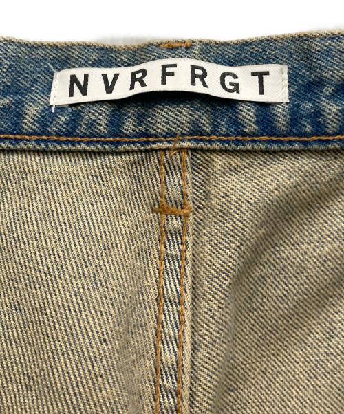 NVRFRGT（ネヴァーフォーゲット）NVRFRGT (ネヴァーフォーゲット) 3D TWISTED WIDE LEG JEANS インディゴ サイズ:2の古着・服飾アイテム