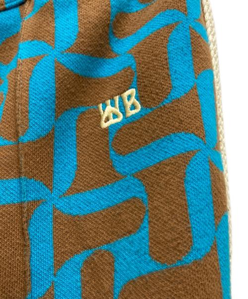 WALES BONNER（ウェールズボナー）WALES BONNER (ウェールズボナー) SYMPHONY TRACK PANTS ブラウン×ブルー サイズ:3の古着・服飾アイテム