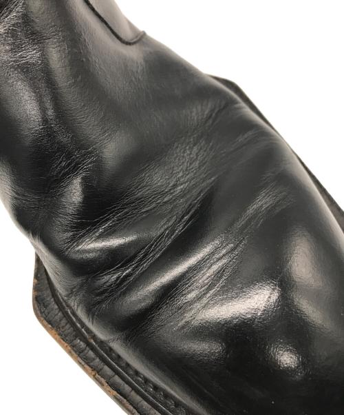 MARTINE ROSE（マーティン・ローズ）MARTINE ROSE (マーティン・ローズ) スクエアトゥアンクルサイドゴアブーツ ブラック サイズ:42の古着・服飾アイテム