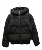 ARMANI EXCHANGEアルマーニ エクスチェンジ）の古着「フーデッドショートパファージャケット」｜ブラック