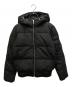 ARMANI EXCHANGE（アルマーニ エクスチェンジ）の古着「フーデッドショートパファージャケット」｜ブラック