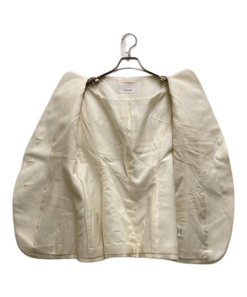 AKIRA NAKA（アキラナカ）AKIRA NAKA (アキラナカ) Sesilia linen JK WH ベージュ サイズ:3の古着・服飾アイテム