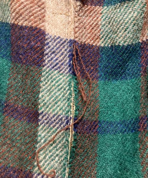 Vivienne Westwood（ヴィヴィアンウエストウッド）Vivienne Westwood (ヴィヴィアンウエストウッド) タータンチェックフーデッドジャケット グリーン サイズ:36の古着・服飾アイテム