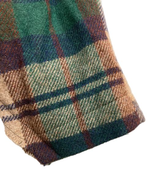 Vivienne Westwood（ヴィヴィアンウエストウッド）Vivienne Westwood (ヴィヴィアンウエストウッド) タータンチェックフーデッドジャケット グリーン サイズ:36の古着・服飾アイテム