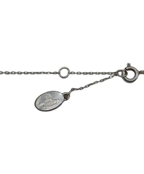Vivienne Westwood ANGLOMANIA（ヴィヴィアンウエストウッドアングロマニア）VIVIENNE WESTWOOD ANGLOMANIA (ヴィヴィアンウエストウッドアングロマニア) スモールオーブモチーフネックレス シルバーの古着・服飾アイテム