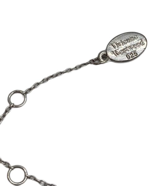 Vivienne Westwood ANGLOMANIA（ヴィヴィアンウエストウッドアングロマニア）VIVIENNE WESTWOOD ANGLOMANIA (ヴィヴィアンウエストウッドアングロマニア) スモールオーブモチーフネックレス シルバーの古着・服飾アイテム