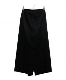yohji yamamoto+noir（ヨウジヤマモトプリュスノアール）の古着「タイトラップスカート」｜ブラック