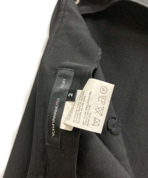 yohji yamamoto+noir（ヨウジヤマモトプリュスノアール）yohji yamamoto+Noir (ヨウジヤマモトプリュスノアール) タイトラップスカート ブラック サイズ:2の古着・服飾アイテム