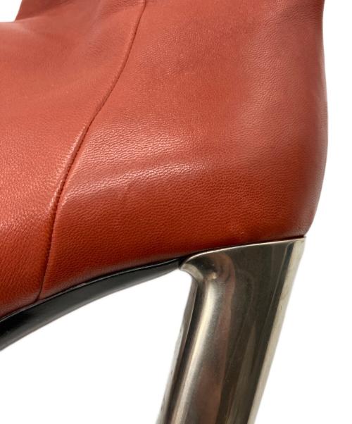 CELINE（セリーヌ）CELINE (セリーヌ) スクエアトゥブーツ ブラウン サイズ:35の古着・服飾アイテム