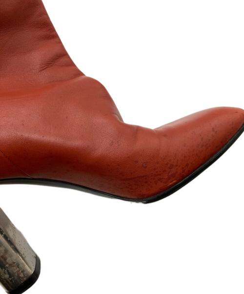 CELINE（セリーヌ）CELINE (セリーヌ) スクエアトゥブーツ ブラウン サイズ:35の古着・服飾アイテム