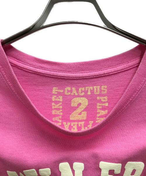 CPFM（カクタスプラント フリーマーケット）CPFM (カクタスプラント フリーマーケット) KERWIN FROST TELETHON T-SHIRT ピンク サイズ:不明の古着・服飾アイテム