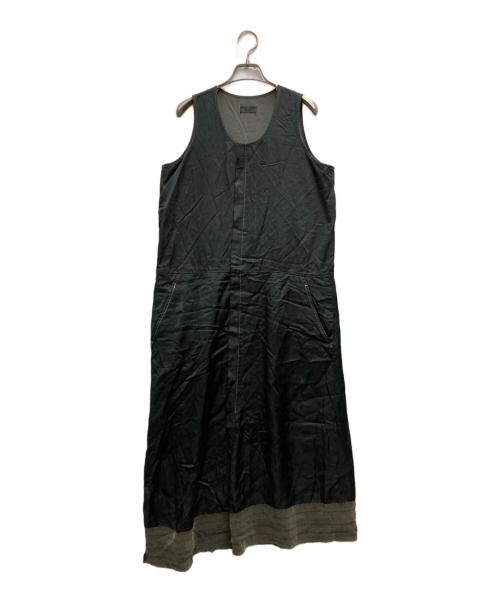 ROBE DE CHAMBRE COMME DES GARCONS（ローブドシャンブル コムデギャルソン）ROBE DE CHAMBRE COMME DES GARCONS (ローブドシャンブル コムデギャルソン) 製品染めノースリーブワンピース グレー サイズ:不明の古着・服飾アイテム
