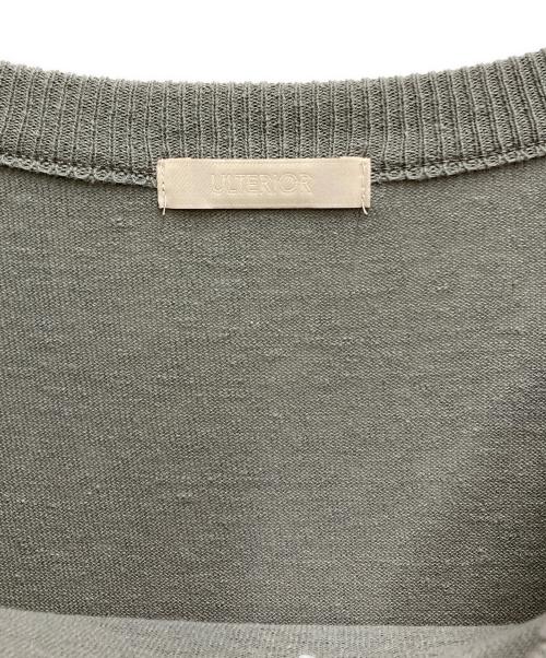 ULTERIOR（アルテリア）ULTERIOR (アルテリア) コットンニット グレー サイズ:4の古着・服飾アイテム