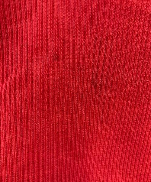 CHANEL（シャネル）CHANEL (シャネル) ココマークニットタンクトップ レッド サイズ:36の古着・服飾アイテム
