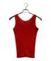 CHANEL (シャネル) ココマークニットタンクトップ レッド サイズ:36：40000円