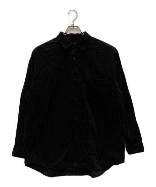 COMOLI（コモリ）COMOLI (コモリ) コーデュロイコモリシャツ ブラック サイズ:4の古着・服飾アイテム