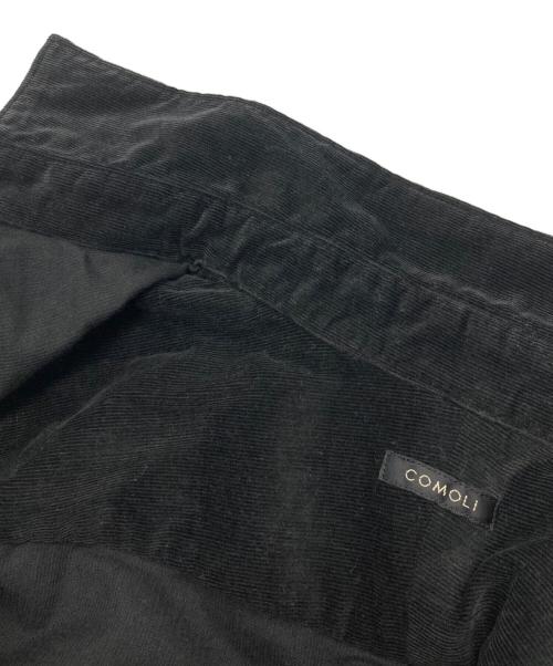 COMOLI（コモリ）COMOLI (コモリ) コーデュロイコモリシャツ ブラック サイズ:4の古着・服飾アイテム