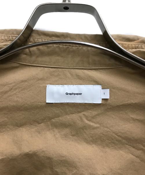 Graphpaper（グラフペーパー）Graphpaper (グラフペーパー) タイプライターシャツ ブラウン サイズ:1の古着・服飾アイテム