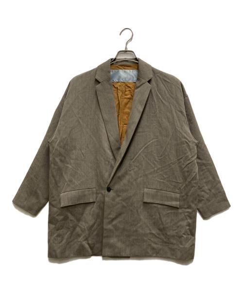 Dulcamara（ドゥルカマラ）Dulcamara (ドゥルカマラ) よそいきダブルJKT/タックパンツ セットアップ ブラウンの古着・服飾アイテム