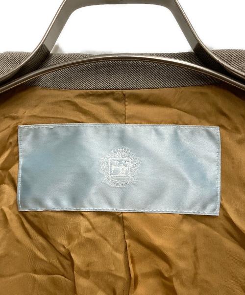 Dulcamara（ドゥルカマラ）Dulcamara (ドゥルカマラ) よそいきダブルJKT/タックパンツ セットアップ ブラウンの古着・服飾アイテム