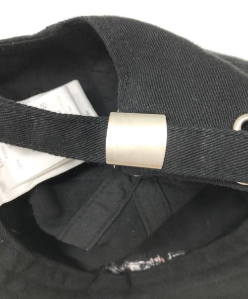 CAMPER LAB（カンペールラボ）CAMPER LAB (カンペールラボ) ダメージ加工ロゴキャップ ブラックの古着・服飾アイテム