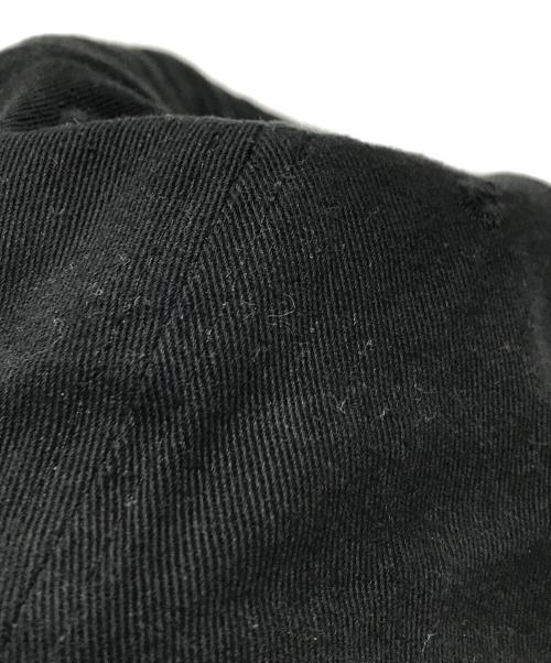 CAMPER LAB（カンペールラボ）CAMPER LAB (カンペールラボ) ダメージ加工ロゴキャップ ブラックの古着・服飾アイテム