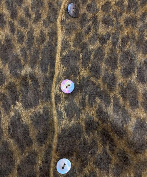 STEPAHEAD（ステップアヘッド）STEPAHEAD (ステップアヘッド) モヘア混カーディガン ブラウン サイズ:Mの古着・服飾アイテム