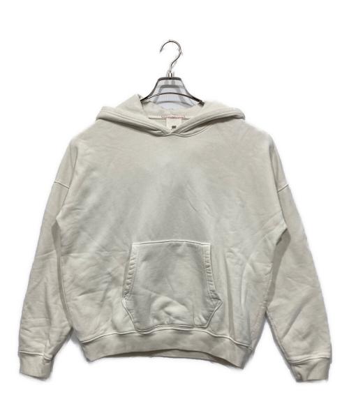 moojimooji（ムージームージー）MOOJIMOOJI (ムージームージー) プルオーバーパーカー ホワイト サイズ:Sの古着・服飾アイテム