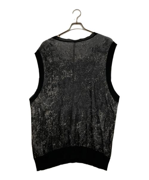 SHINYA KOZUKA（シンヤコズカ）SHINYA KOZUKA (シンヤコズカ) HEATH ROBINSON KNIT VEST ブラック サイズ:Mの古着・服飾アイテム