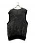 SHINYA KOZUKA (シンヤコズカ) HEATH ROBINSON KNIT VEST ブラック サイズ:M：16000円