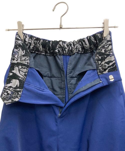 HARE（ハレ）HARE (ハレ) Ado (アド) サイドジャガードキリカエパンツ ブルー サイズ:FREEの古着・服飾アイテム