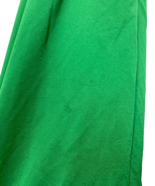 CABAN（キャバン）CABaN (キャバン) キュプラポリエステルジャージー ギャザーワンピース グリーン サイズ:Sの古着・服飾アイテム