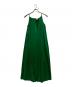 CABaN (キャバン) キュプラポリエステルジャージー ギャザーワンピース グリーン サイズ:S：7000円