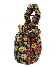 GANNI（ガニー）の古着「ジャガード巾着バッグ」｜マルチカラー