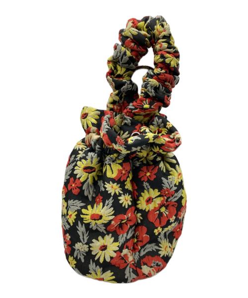 GANNI（ガニー）GANNI (ガニー) ジャガード巾着バッグ マルチカラーの古着・服飾アイテム