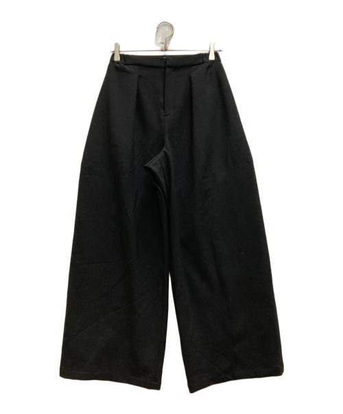 UN3D.（アンスリード）UN3D. (アンスリード) ワイドパンツ ブラック サイズ:36の古着・服飾アイテム