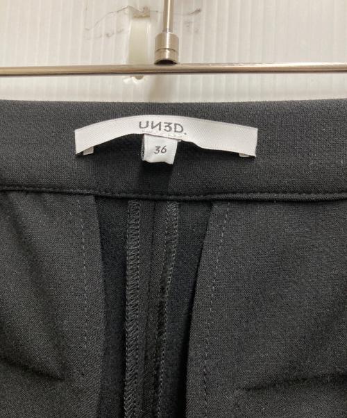 UN3D.（アンスリード）UN3D. (アンスリード) ワイドパンツ ブラック サイズ:36の古着・服飾アイテム